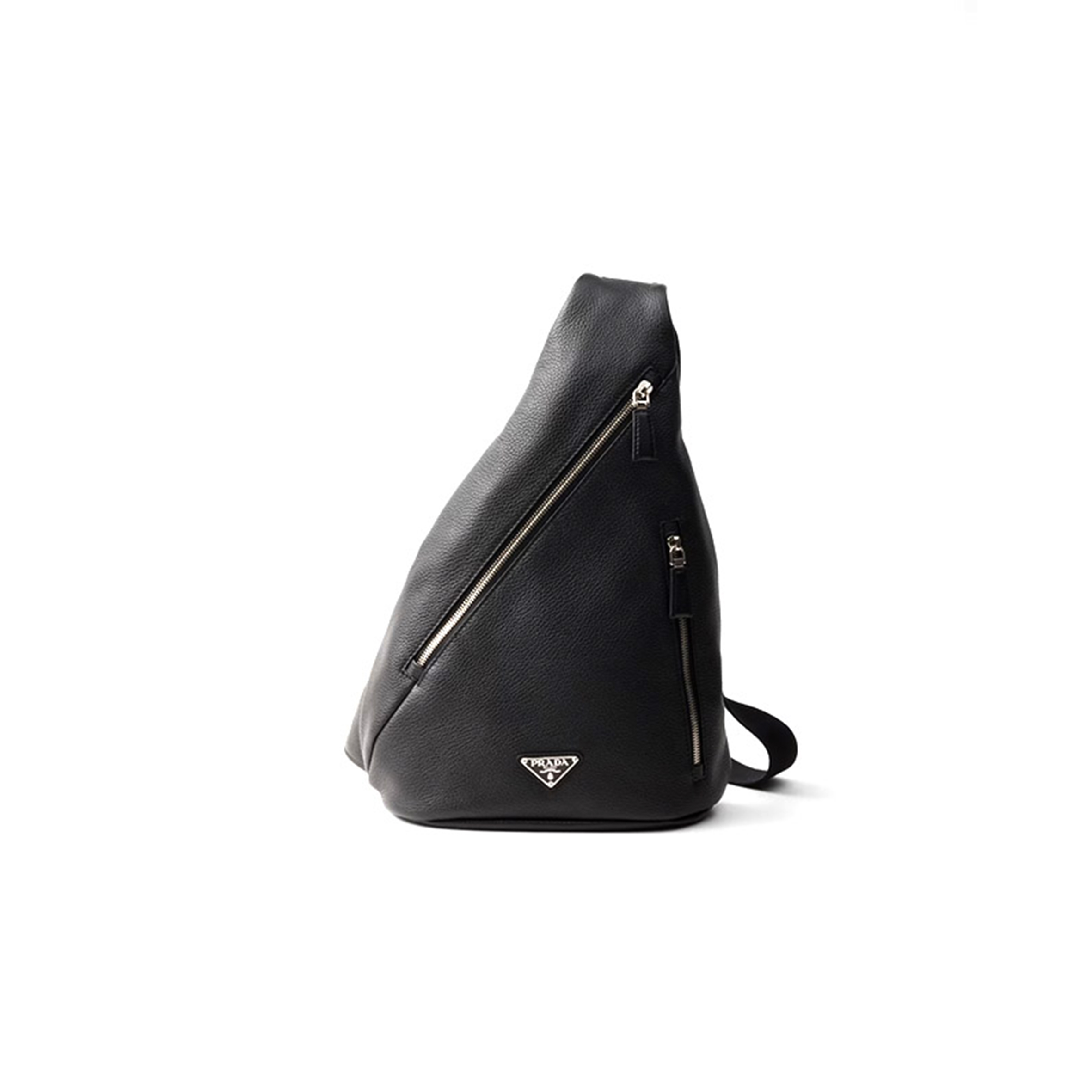 Pra*a cross leather bag 2vz092 (47.5*26.5*10cm)